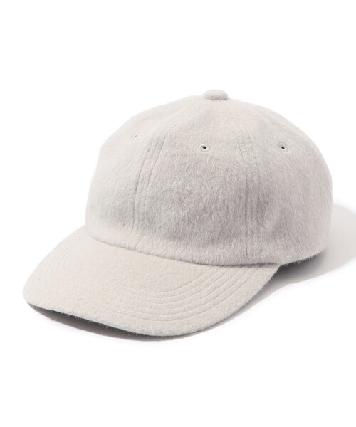 KIJIMA TAKAYUKI（キジマ　タカユキ）の「KIJIMA TAKAYUKI アンゴラシャギー 6パネルキャップ（キャップ・メンズ・グレー/ブラック・FREE）」の2枚目の写真