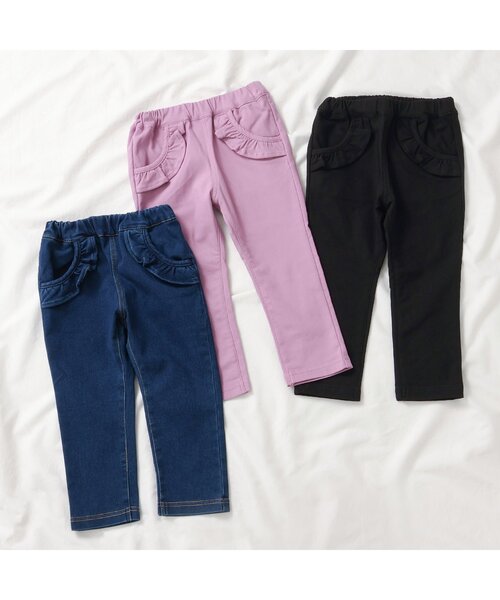 ポケットフリルパンツ(CHINO) ポケットフリルパンツ(BLACK) | Bottoms,パンツ | | TREFLE＋1