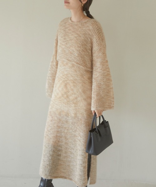 ACYM(アシーム)の「Cat yarn mini ニット(ニット/セーター・レディース・グレー/ベージュ・FREE)」の18枚目の写真