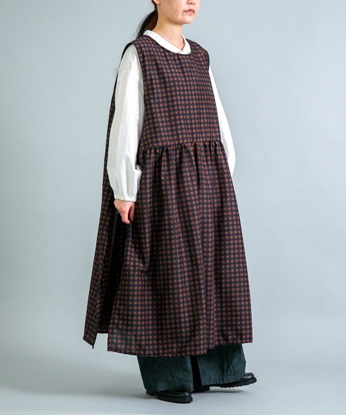 MIKOMORIギンガムチェック ワンピース オンライン先行商品】misako×erinkoギンガムチェックワンピース