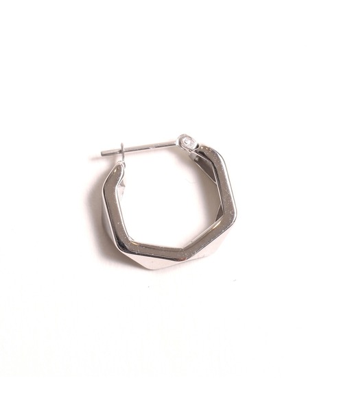 ANCHOR(アンカー)の「フープピアス ナット(ピアス(片耳用)・メンズ・シルバー・FREE)」の1枚目の写真