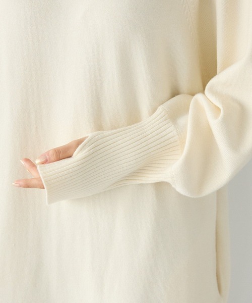 CRAFT STANDARD BOUTIQUE(クラフトスタンダードブティック)の「とてもちニットワンピース(ワンピース・レディース・カーキ/ブラック/アイボリー・FREE)」の14枚目の写真