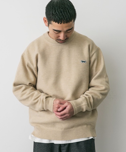 URBAN RESEARCH DOORS(アーバンリサーチドアーズ)の「『XLサイズWEB限定』『別注』PENNEYS×DOORS THE FOX クルーネックスフレニット(ニット/セーター・メンズ・チャコールグレー/イエロー/ブルー/アイボリー・MEDIUM/LARGE/X-LARGE)」の7枚目の写真