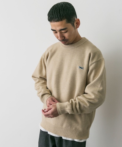 URBAN RESEARCH DOORS(アーバンリサーチドアーズ)の「『XLサイズWEB限定』『別注』PENNEYS×DOORS THE FOX クルーネックスフレニット(ニット/セーター・メンズ・チャコールグレー/イエロー/ブルー/アイボリー・MEDIUM/LARGE/X-LARGE)」の8枚目の写真