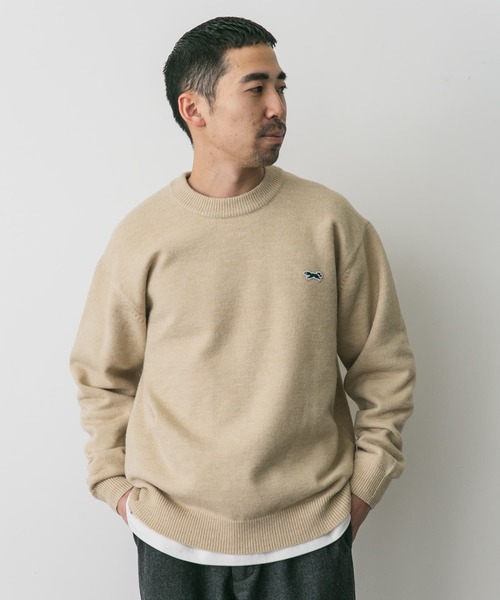 URBAN RESEARCH DOORS(アーバンリサーチドアーズ)の「『XLサイズWEB限定』『別注』PENNEYS×DOORS THE FOX クルーネックスフレニット(ニット/セーター・メンズ・チャコールグレー/イエロー/ブルー/アイボリー・MEDIUM/LARGE/X-LARGE)」の9枚目の写真