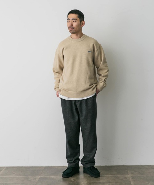 URBAN RESEARCH DOORS(アーバンリサーチドアーズ)の「『XLサイズWEB限定』『別注』PENNEYS×DOORS THE FOX クルーネックスフレニット(ニット/セーター・メンズ・チャコールグレー/イエロー/ブルー/アイボリー・MEDIUM/LARGE/X-LARGE)」の10枚目の写真