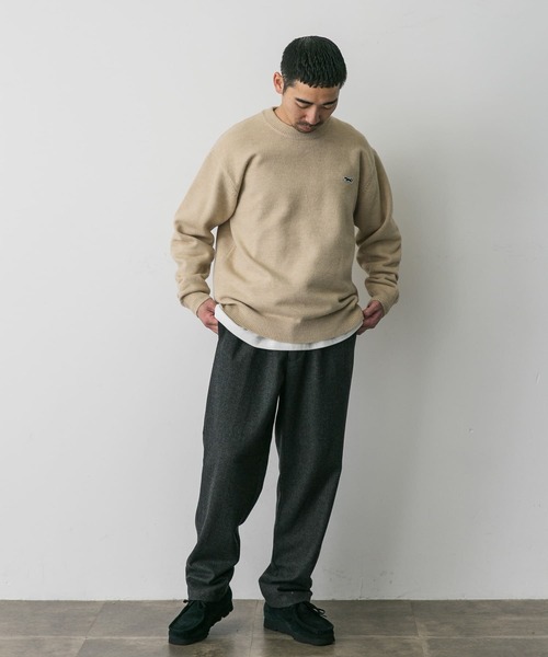 URBAN RESEARCH DOORS(アーバンリサーチドアーズ)の「『XLサイズWEB限定』『別注』PENNEYS×DOORS THE FOX クルーネックスフレニット(ニット/セーター・メンズ・チャコールグレー/イエロー/ブルー/アイボリー・MEDIUM/LARGE/X-LARGE)」の11枚目の写真