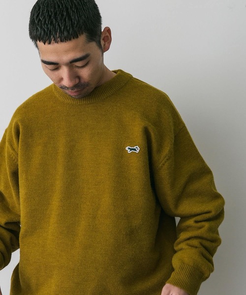 URBAN RESEARCH DOORS(アーバンリサーチドアーズ)の「『XLサイズWEB限定』『別注』PENNEYS×DOORS THE FOX クルーネックスフレニット(ニット/セーター・メンズ・チャコールグレー/イエロー/ブルー/アイボリー・MEDIUM/LARGE/X-LARGE)」の12枚目の写真