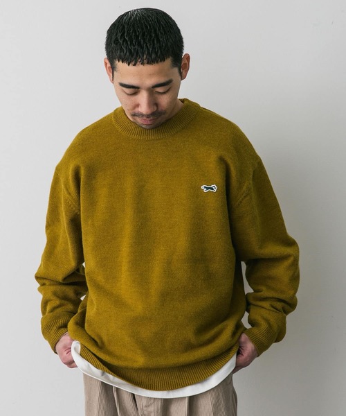 URBAN RESEARCH DOORS(アーバンリサーチドアーズ)の「『XLサイズWEB限定』『別注』PENNEYS×DOORS THE FOX クルーネックスフレニット(ニット/セーター・メンズ・チャコールグレー/イエロー/ブルー/アイボリー・MEDIUM/LARGE/X-LARGE)」の13枚目の写真