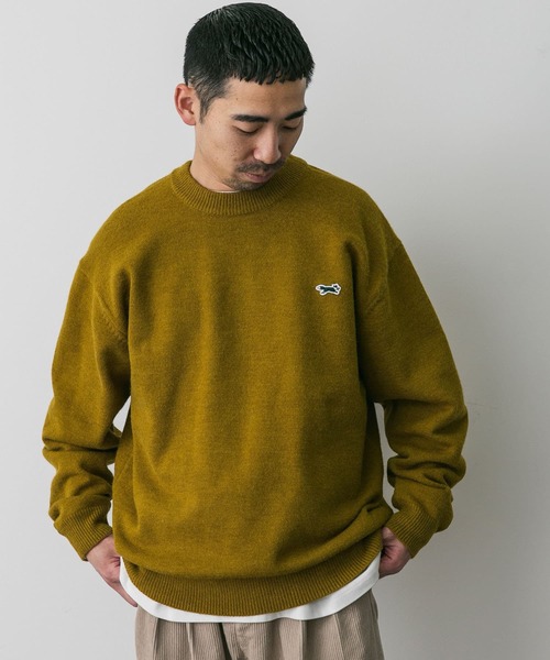 URBAN RESEARCH DOORS(アーバンリサーチドアーズ)の「『XLサイズWEB限定』『別注』PENNEYS×DOORS THE FOX クルーネックスフレニット(ニット/セーター・メンズ・チャコールグレー/イエロー/ブルー/アイボリー・MEDIUM/LARGE/X-LARGE)」の15枚目の写真