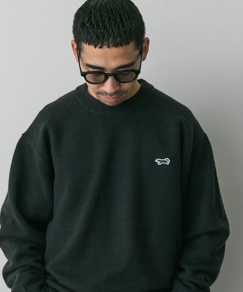 URBAN RESEARCH DOORS(アーバンリサーチドアーズ)の「『XLサイズWEB限定』『別注』PENNEYS×DOORS THE FOX クルーネックスフレニット(ニット/セーター・メンズ・チャコールグレー/イエロー/ブルー/アイボリー・MEDIUM/LARGE/X-LARGE)」の18枚目の写真