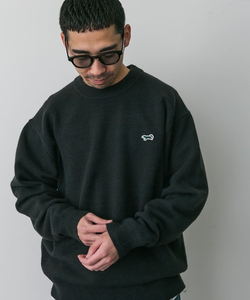 URBAN RESEARCH DOORS(アーバンリサーチドアーズ)の「『XLサイズWEB限定』『別注』PENNEYS×DOORS THE FOX クルーネックスフレニット(ニット/セーター・メンズ・チャコールグレー/イエロー/ブルー/アイボリー・MEDIUM/LARGE/X-LARGE)」の19枚目の写真