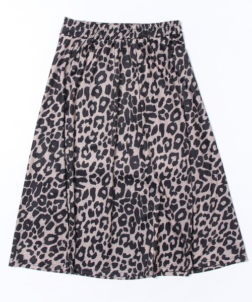 urge：（アージコロン ）の「【URGE：】レオパード ヒョウ柄 Aライン スカート（スカート・レディース・ベージュ/カーキ・SMALL/MEDIUM/LARGE/X-LARGE）」の9枚目の写真