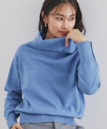 ラメモール　オフタートルネックニット ラメモール オフタートルネックニット（12-77KI12-204