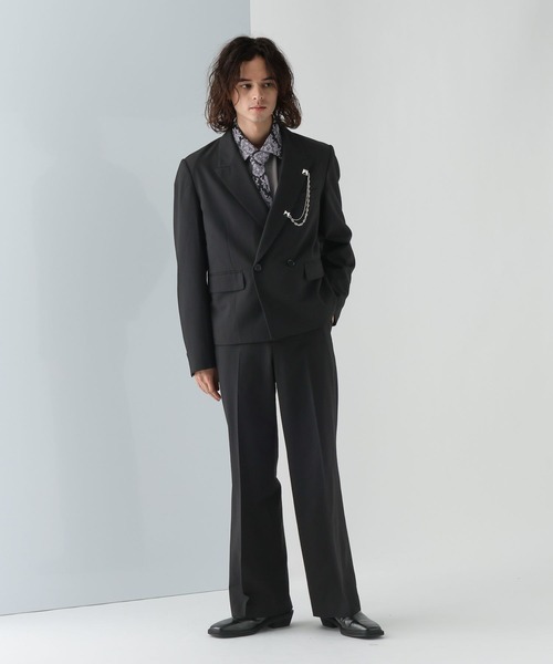 HARE（ハレ）の「【NEW CLASSIC SERIES SET UP対応】ストレートトラウザー(HARE)（スラックス・メンズ・パープル系その他/グレー系その他/ブラック・MEDIUM/SMALL）」の5枚目の写真