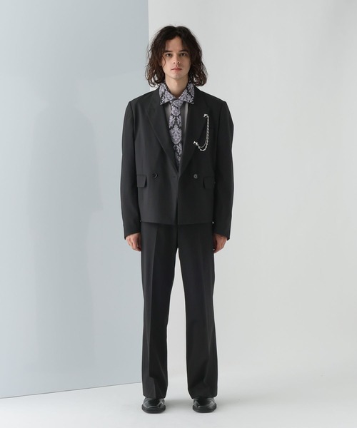 HARE（ハレ）の「【NEW CLASSIC SERIES SET UP対応】ストレートトラウザー(HARE)（スラックス・メンズ・パープル系その他/グレー系その他/ブラック・MEDIUM/SMALL）」の6枚目の写真