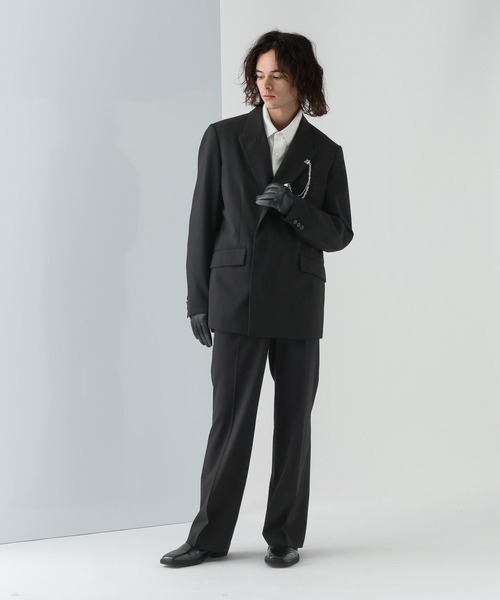 HARE（ハレ）の「【NEW CLASSIC SERIES SET UP対応】ストレートトラウザー(HARE)（スラックス・メンズ・パープル系その他/グレー系その他/ブラック・MEDIUM/SMALL）」の9枚目の写真