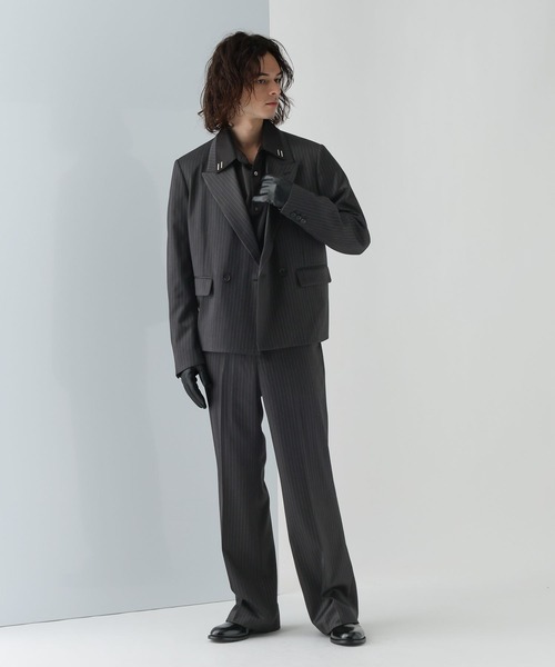 HARE セットアップ HARE（ハレ）の「【SETUP対応】サイドZIPラインワイドパンツ
