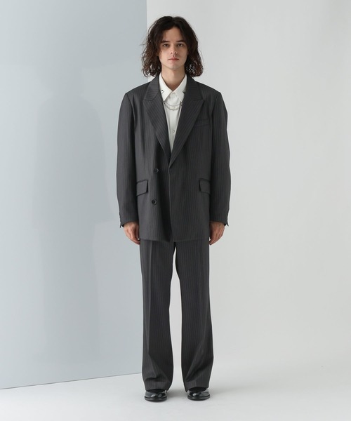 HARE（ハレ）の「【NEW CLASSIC SERIES SET UP対応】ストレートトラウザー(HARE)（スラックス・メンズ・パープル系その他/グレー系その他/ブラック・MEDIUM/SMALL）」の18枚目の写真