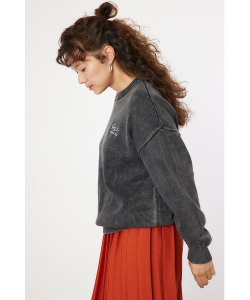 RODEO CROWNS WIDE BOWL（ロデオクラウンズワイドボウル）の「RCS加工ニットトップス（ニット/セーター・レディース・ライトベージュ/ネイビー系1/ブラック/ピンク・MEDIUM/LARGE）」の18枚目の写真