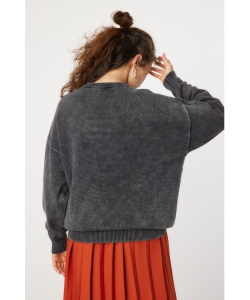 RODEO CROWNS WIDE BOWL（ロデオクラウンズワイドボウル）の「RCS加工ニットトップス（ニット/セーター・レディース・ライトベージュ/ネイビー系1/ブラック/ピンク・MEDIUM/LARGE）」の19枚目の写真