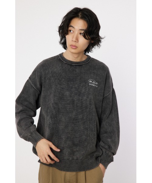 RODEO CROWNS WIDE BOWL（ロデオクラウンズワイドボウル）の「RCS加工ニットトップス（ニット/セーター・レディース・ライトベージュ/ネイビー系1/ブラック/ピンク・MEDIUM/LARGE）」の22枚目の写真