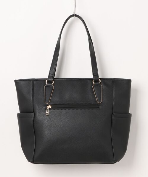 m.f.editorial（エムエフエディトリアル）の「【A4対応】m.f.エディトリアル レディース ひねり金具付き トートバッグ（トートバッグ・レディース・ベージュ/ブラック・FREE）」の3枚目の写真