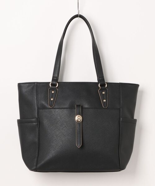 m.f.editorial（エムエフエディトリアル）の「【A4対応】m.f.エディトリアル レディース ひねり金具付き トートバッグ（トートバッグ・レディース・ベージュ/ブラック・FREE）」の6枚目の写真