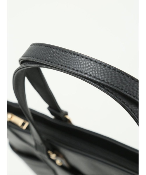 m.f.editorial（エムエフエディトリアル）の「【A4対応】m.f.エディトリアル レディース ひねり金具付き トートバッグ（トートバッグ・レディース・ベージュ/ブラック・FREE）」の15枚目の写真