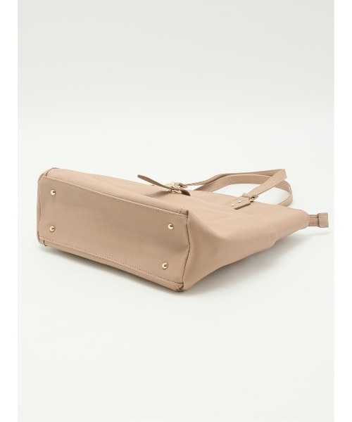 m.f.editorial（エムエフエディトリアル）の「【A4対応】m.f.エディトリアル レディース ひねり金具付き トートバッグ（トートバッグ・レディース・ベージュ/ブラック・FREE）」の20枚目の写真