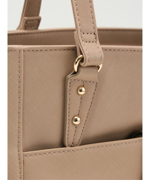 m.f.editorial（エムエフエディトリアル）の「【A4対応】m.f.エディトリアル レディース ひねり金具付き トートバッグ（トートバッグ・レディース・ベージュ/ブラック・FREE）」の21枚目の写真