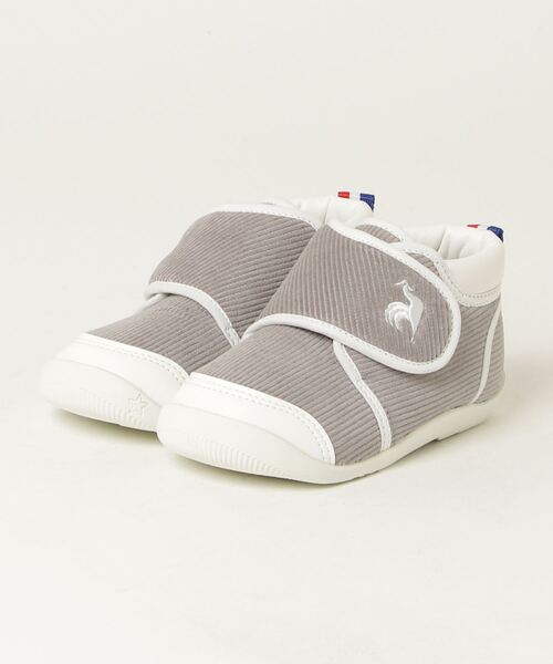 SHIPS（シップス）の「le coq sportif:LCS ARLES CD（スニーカー・キッズ・ライトグレー/ブラウン・14）」の2枚目の写真