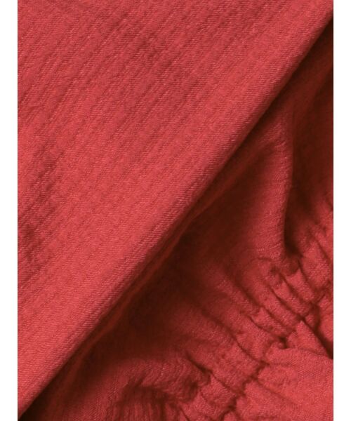 EMODA（エモダ）の「2WAYギャザーショルダートップ（Tシャツ/カットソー・レディース・ブラック/ブルー/ホワイト/レッド・FREE）」の10枚目の写真