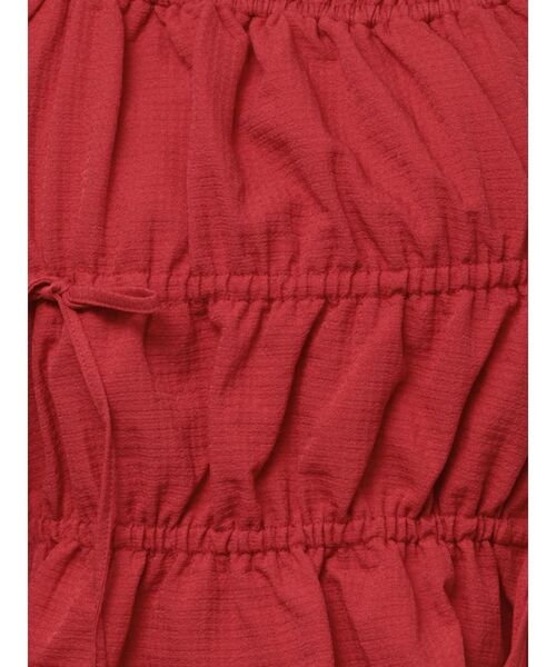 EMODA（エモダ）の「2WAYギャザーショルダートップ（Tシャツ/カットソー・レディース・ブラック/ブルー/ホワイト/レッド・FREE）」の13枚目の写真