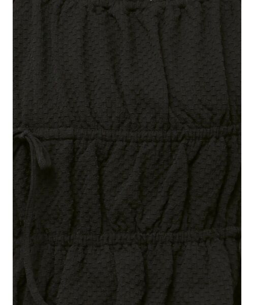 EMODA（エモダ）の「2WAYギャザーショルダートップ（Tシャツ/カットソー・レディース・ブラック/ブルー/ホワイト/レッド・FREE）」の2枚目の写真