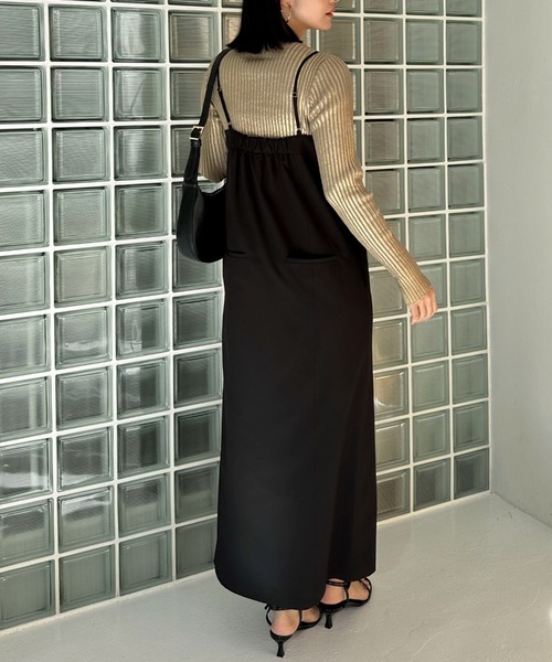 Doux archives(ドゥアルシーヴ)の「メタリックリブニット(ニット/セーター・レディース・ブラック/シルバー/ゴールド・FREE)」の14枚目の写真