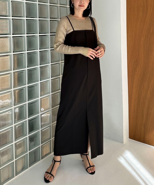 Doux archives(ドゥアルシーヴ)の「メタリックリブニット(ニット/セーター・レディース・ブラック/シルバー/ゴールド・FREE)」の15枚目の写真