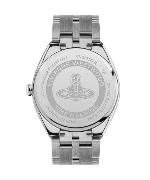 Vivienne Westwood(ヴィヴィアンウエストウッド)の「「Vivienne Westwood/ヴィヴィアン・ウエストウッド」ミューズ レディース クォーツ ウォッチ、オレンジ ダイヤル & シルバー ステンレススチール ブレスレット(アナログ腕時計・レディース・シルバー系/ターコイズブルー・37mm)」の16枚目の写真