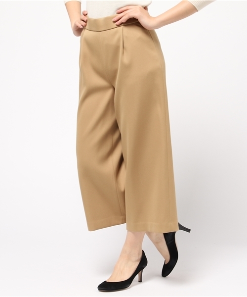 La TOTALITE(ラトータリテ)の「サトウサンコラボ バックギャザーワイドパンツ◆(その他パンツ・レディース・ホワイト/キャメル/ネイビー/ブラック・36/38)」の10枚目の写真