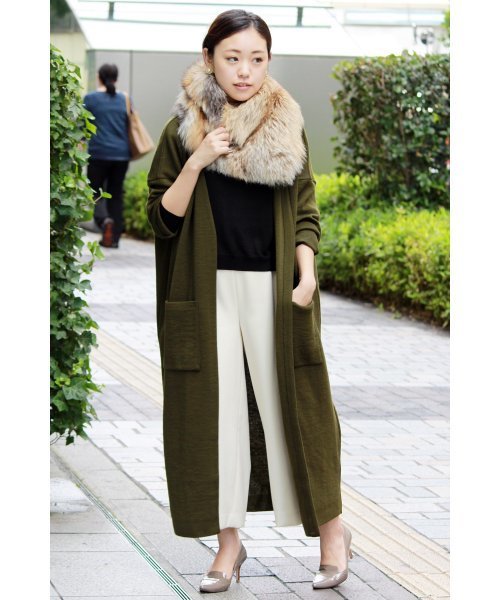 La TOTALITE(ラトータリテ)の「サトウサンコラボ バックギャザーワイドパンツ◆(その他パンツ・レディース・ホワイト/キャメル/ネイビー/ブラック・36/38)」の11枚目の写真