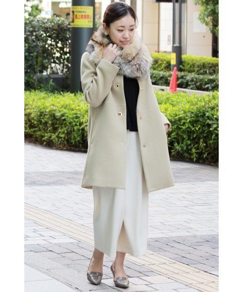 La TOTALITE(ラトータリテ)の「サトウサンコラボ バックギャザーワイドパンツ◆(その他パンツ・レディース・ホワイト/キャメル/ネイビー/ブラック・36/38)」の12枚目の写真