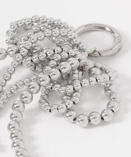 SENSE OF PLACE by URBAN RESEARCH（センスオブプレイスバイアーバンリサーチ）の「『WEB/一部店舗限定』リボンチャーム（キーホルダー・レディース・ブラック/シルバー・ONE）」の5枚目の写真