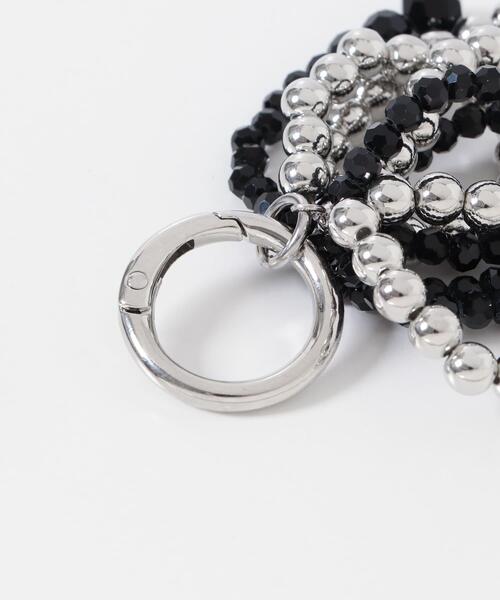 SENSE OF PLACE by URBAN RESEARCH（センスオブプレイスバイアーバンリサーチ）の「『WEB/一部店舗限定』リボンチャーム（キーホルダー・レディース・ブラック/シルバー・ONE）」の12枚目の写真