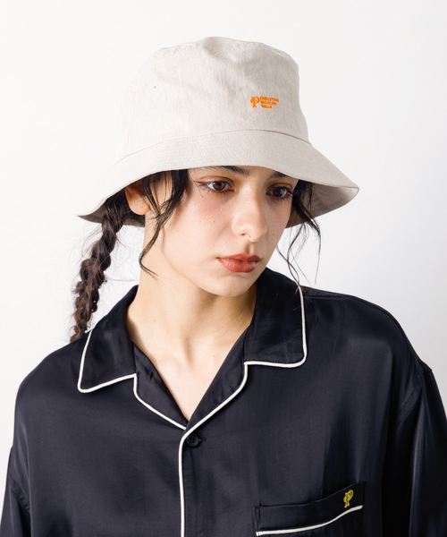 PENDLETON(ペンドルトン)の「【PENDLETON / ペンドルトン】ECOPET DUNGAREE/バケットハット/ワンポイント刺繍/PDT-000-251046(キャップ・メンズ・ブラック/ベージュ/ピンク・フリー)」の3枚目の写真