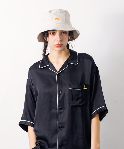PENDLETON(ペンドルトン)の「【PENDLETON / ペンドルトン】ECOPET DUNGAREE/バケットハット/ワンポイント刺繍/PDT-000-251046(キャップ・メンズ・ブラック/ベージュ/ピンク・フリー)」の4枚目の写真