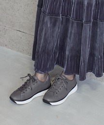 Mode et Jacomo | 新色追加【軽量】レースアップ厚底スニーカー(スニーカー)