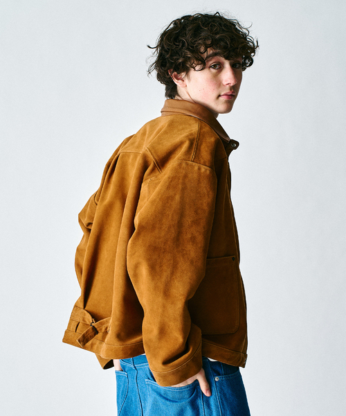 417 EDIFICE（フォーワンセブンエディフィス）の「スエードウエスタン Gジャン（ブルゾン・メンズ・ブラウン・LARGE/MEDIUM）」の16枚目の写真