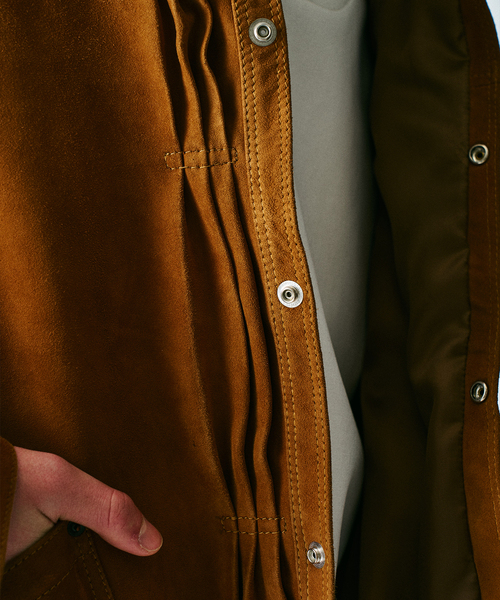 417 EDIFICE（フォーワンセブンエディフィス）の「スエードウエスタン Gジャン（ブルゾン・メンズ・ブラウン・LARGE/MEDIUM）」の20枚目の写真