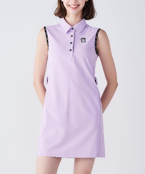 archivio(アルチビオ)の「<LADIES>UV速乾ポロノースリワンピース(ワンピース・レディース・ライトパープル/ホワイト/グレー/ブラック・S/M/L)」の17枚目の写真