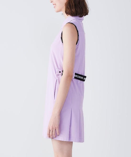 archivio(アルチビオ)の「<LADIES>UV速乾ポロノースリワンピース(ワンピース・レディース・ライトパープル/ホワイト/グレー/ブラック・S/M/L)」の18枚目の写真